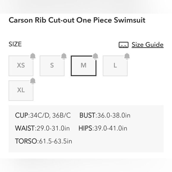 CUPSHE Carson Rib Cut Out Solid Strappy Pink One Piece Swimsuit, Nwt, Med - Picture 3 of 7